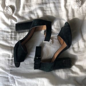 Urban Outfitters ankle buckle block heels